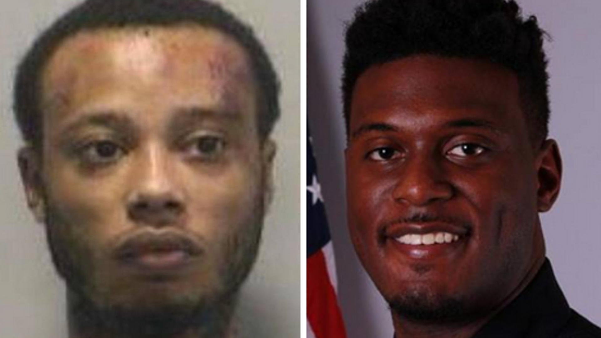 Sean D. Steward, left, and Officer Thomas Alvin Orr III.