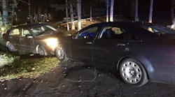 Virginia State Police Trooper C.A. Putnam was shot and wounded by a female suspect following a pursuit Tuesday night.