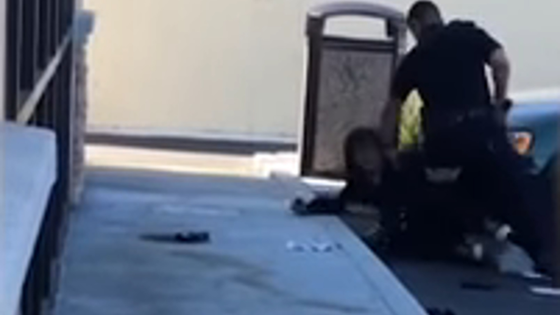A new video surfaced Saturday, Sept. 23, of the Huntington Beach police officer shooting and killing a suspect outside of a 7-Eleven, with this one showing the male aggressively approaching the officer.