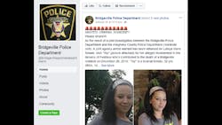Bridgeville Police Chief Chad King is using Facebook to find a suspect charged in a deadly drug deal that killed a borough resident. Bridgeville Police Chief Chad King is using Facebook to find a suspect charged in a deadly drug deal that killed a borough resident.