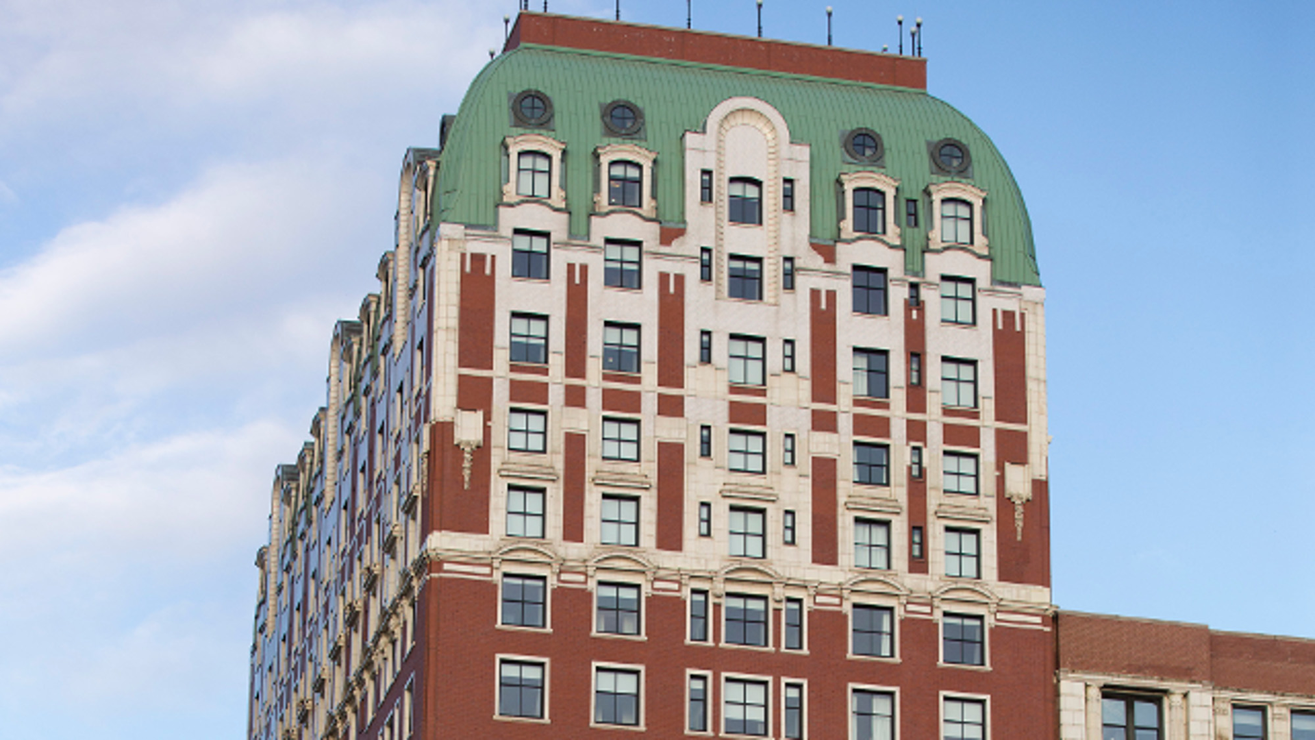 The exterior of the Blackstone Chicago Hotel, located 636 South Michigan Avenue, Thursday, October 5, 2017.