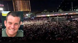 Orange County Sheriff's Deputy Mark Seamans, who was attending the concert in Las Vegas, helped aid gunshot victims and usher people to safety after a gunman opened fire Sunday night. Orange County Sheriff's Deputy Mark Seamans, who was attending the concert in Las Vegas, helped aid gunshot victims and usher people to safety after a gunman opened fire Sunday night.