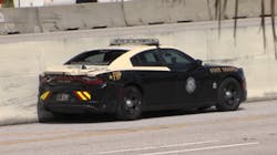 Trooper Andy Ong was outside his patrol car conducting speed enforcement about 10:30 a.m. when he was hit by a vehicle that had lost control after being struck by another car. Trooper Andy Ong was outside his patrol car conducting speed enforcement about 10:30 a.m. when he was hit by a vehicle that had lost control after being struck by another car.