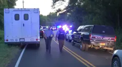 A man who fired at law enforcement in a Robeson County neighborhood triggered a standoff that lasted more than eight hours Sunday.
