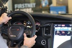 Stalker Radar unveiled its Virtual Display which places the main radar controls on the steering wheel’s auxiliary buttons. Stalker Radar unveiled its Virtual Display which places the main radar controls on the steering wheel’s auxiliary buttons.