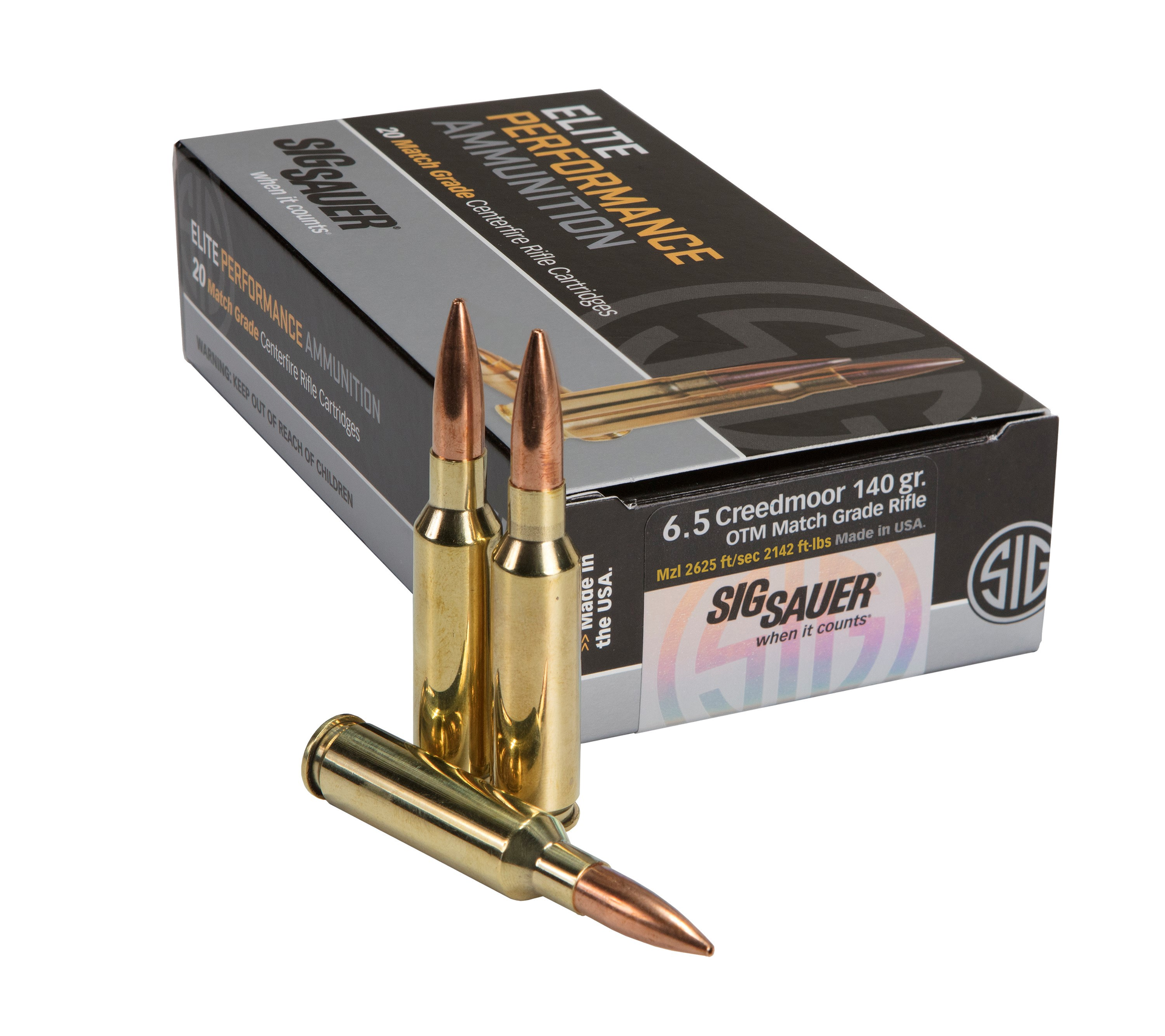 Sig Sauer 6 5 Creedmoor Match Grade Ammunition