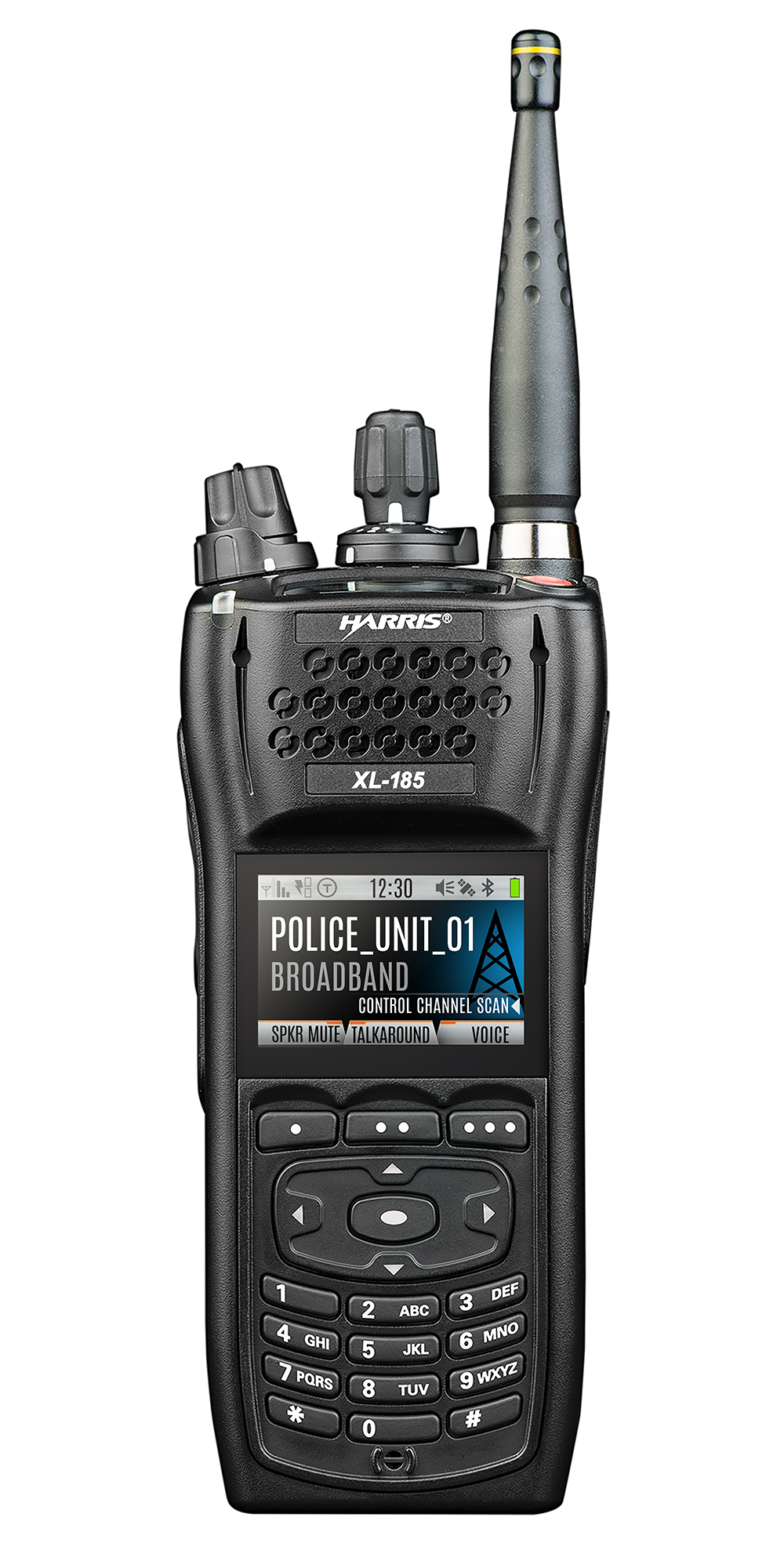 Xl185 P Blk Front Police