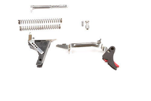 Zev Tac Fulcrum Trigger Ultimate Kit 1st 3rd Gen 9mm Blk Red Media 1