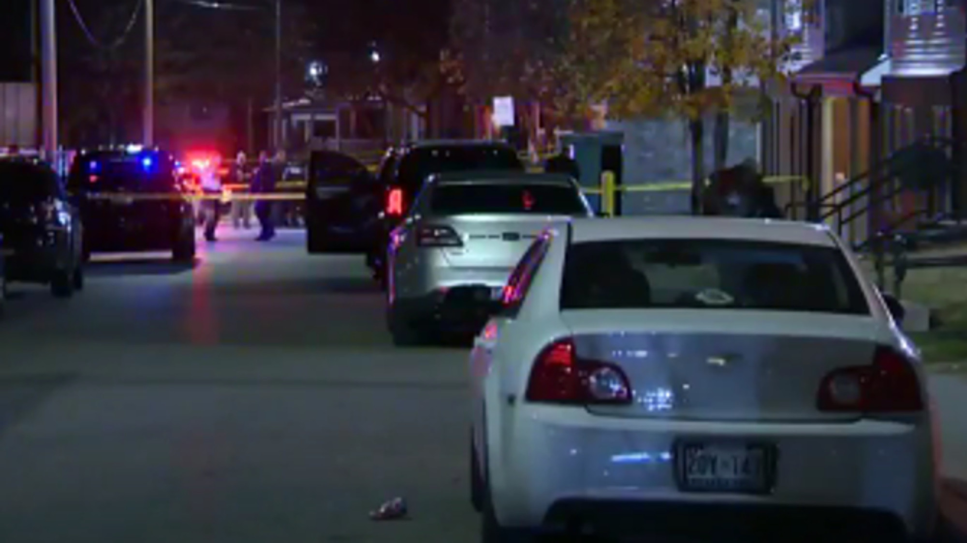 A Baltimore police officer was shot in the hand in Cherry Hill on Wednesday evening, hours after a slain detective was laid to rest.