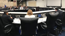 The Dallas Public Safety Committee is seen during a meeting on Nov. 13.