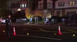A New York City police detective was seriously injured after being struck by a minivan Sunday night.