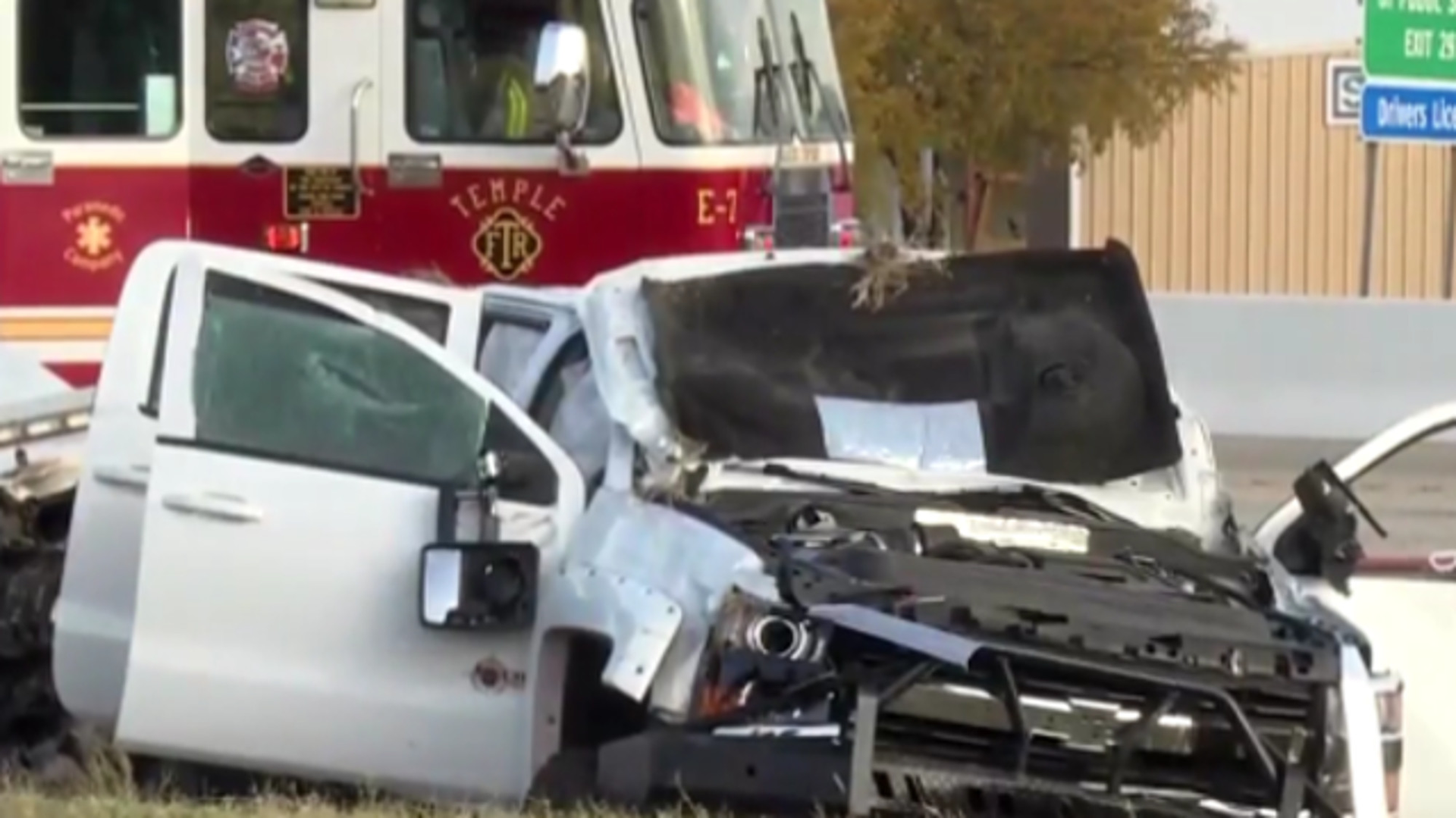 A 35-year veteran state trooper died Saturday after being struck by a vehicle while conducting a traffic stop about 3 p.m. on southbound Interstate 35.