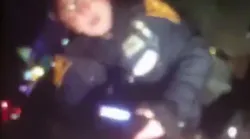 A Bridgeport police officer, under fire after a video was made public showing her repeatedly punching a black teenager following a minor traffic accident Friday night, is defending her actions.