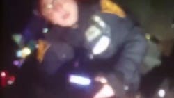 A Bridgeport police officer, under fire after a video was made public showing her repeatedly punching a black teenager following a minor traffic accident Friday night, is defending her actions. A Bridgeport police officer, under fire after a video was made public showing her repeatedly punching a black teenager following a minor traffic accident Friday night, is defending her actions.