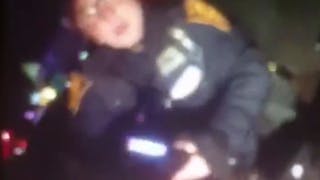 A Bridgeport police officer, under fire after a video was made public showing her repeatedly punching a black teenager following a minor traffic accident Friday night, is defending her actions.