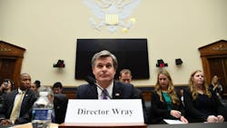 FBI Director Christopher Wray, center, testifies during a House Judiciary Committee hearing Thursday, Dec. 7, 2017 on Capitol Hill in Washington D.C. FBI Director Christopher Wray, center, testifies during a House Judiciary Committee hearing Thursday, Dec. 7, 2017 on Capitol Hill in Washington D.C.