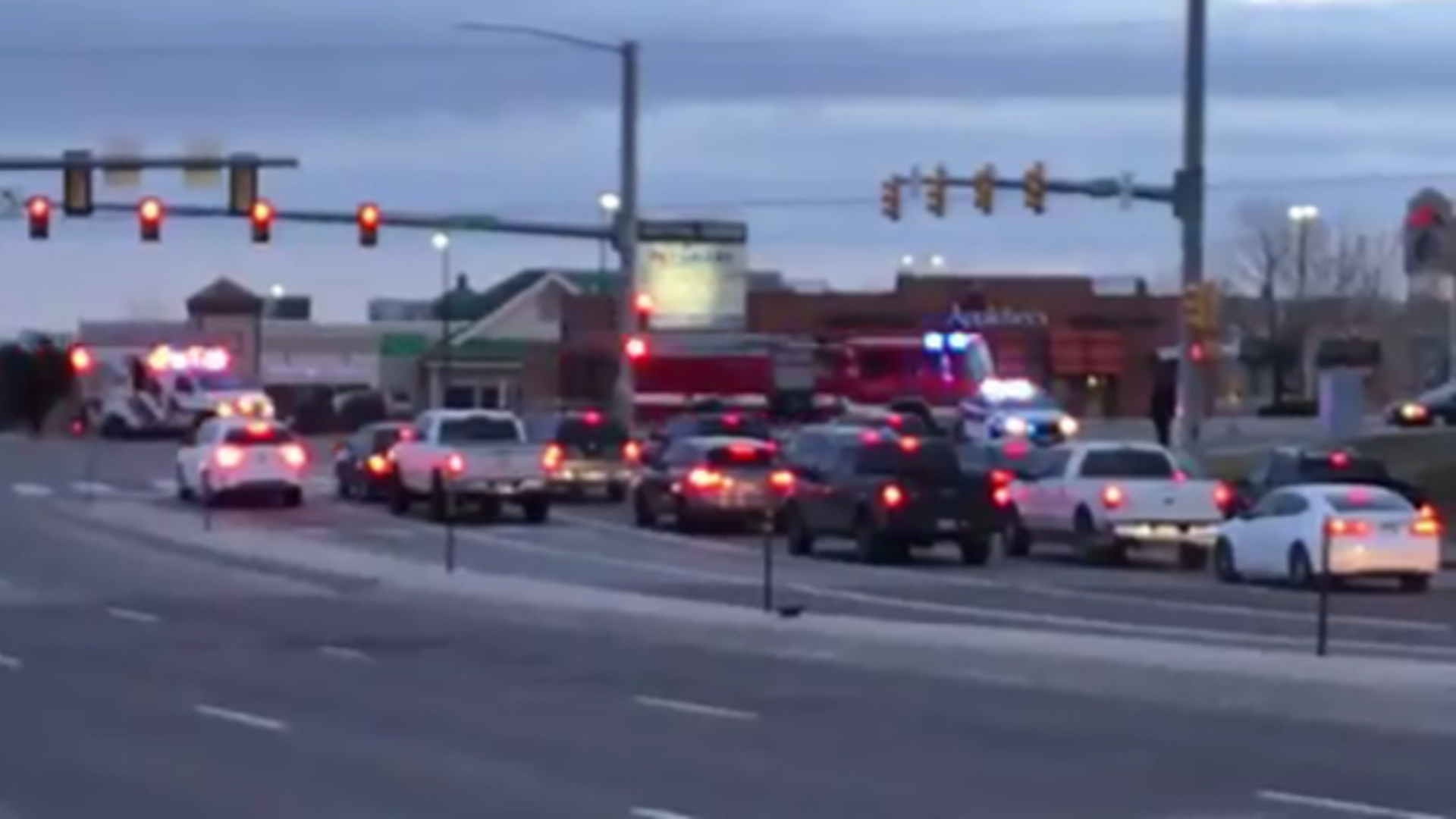 One Douglas County deputy died and four more wounded along with two civilians Sunday morning at a Highlands Ranch apartment complex.