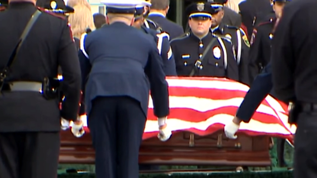 Slain San Marcos Police Officer Kenneth Copeland Mourned by Thousands ...