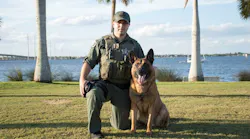 K-9 Edo and his handler, Deputy Sean Davoli