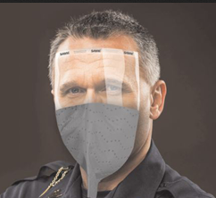 Personal Law Enforcement Officer Mask Reduce Exposure to Gasses Pepper