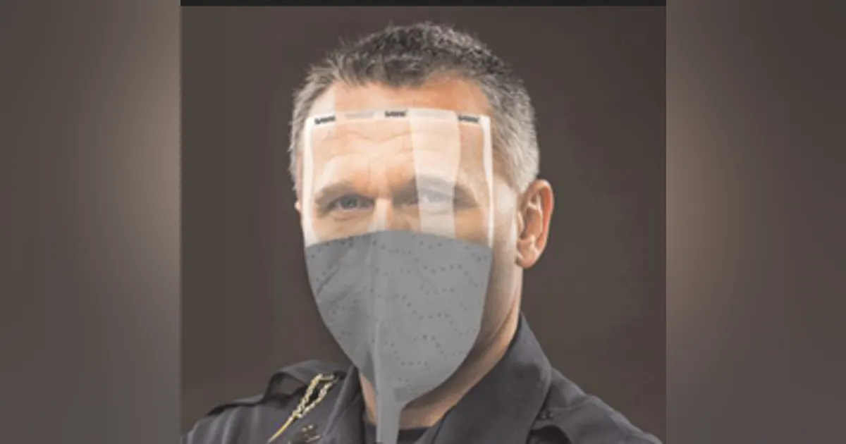 Secret Service Mask Personal Law Enforcement Officer Mask Reduce Exposure to Gasses Pepper ...