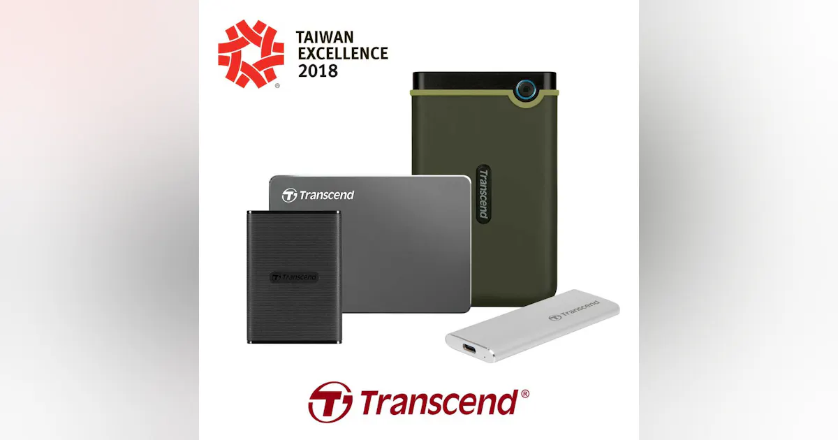 Transcend Video Transcend Is Honored with Four Taiwan Excellence Awards 2018 | Officer