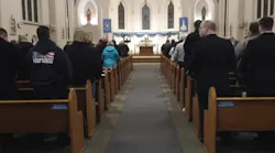A vigil was held for critically wounded Arnold Police Officer Ryan O’Connor on Thursday.
