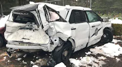 Washington State Patrol Trooper Michael Patoc was seriously injured after his patrol vehicle was struck Tuesday night.