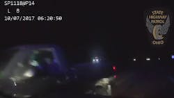 Ohio Highway Patrol Sgt. Robert Burd is being lauded for his actions after he stopped a wrong-way driver. Ohio Highway Patrol Sgt. Robert Burd is being lauded for his actions after he stopped a wrong-way driver.