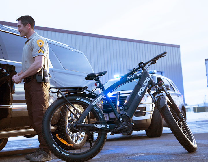 Electric Tactical Bike Ridge Warrior RB1000 in Kryptek Typhon From