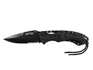 Survivor Tactical Knife Black Open