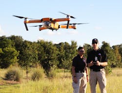 Brandon Goering, planning section chief of TEXSAR, believes unmanned aircraft systems (UAS) are going to be game-changers in SAR missions. The aerial view drones provide can give search and rescue operators a visual on the unknown.