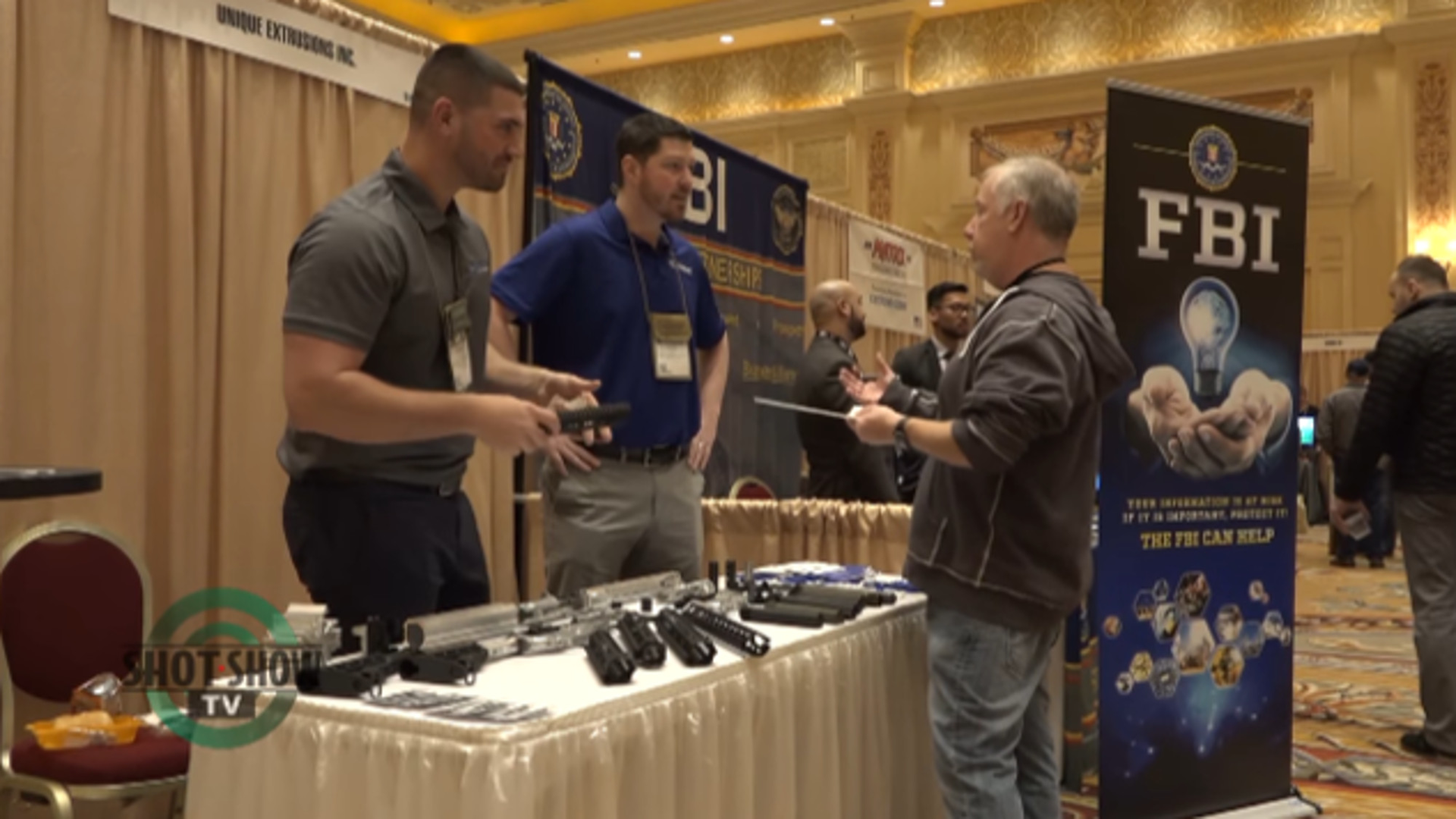 SHOT Show 2018 Opens in Las Vegas Officer