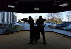 The VR simulators for law enforcement training today offer an immersive experience with high levels of sensory stimuli. The Meggitt FATS 300LE comes pre-loaded with a variety of immersive training HD video scenarios. The VR simulators for law enforcement training today offer an immersive experience with high levels of sensory stimuli. The Meggitt FATS 300LE comes pre-loaded with a variety of immersive training HD video scenarios.