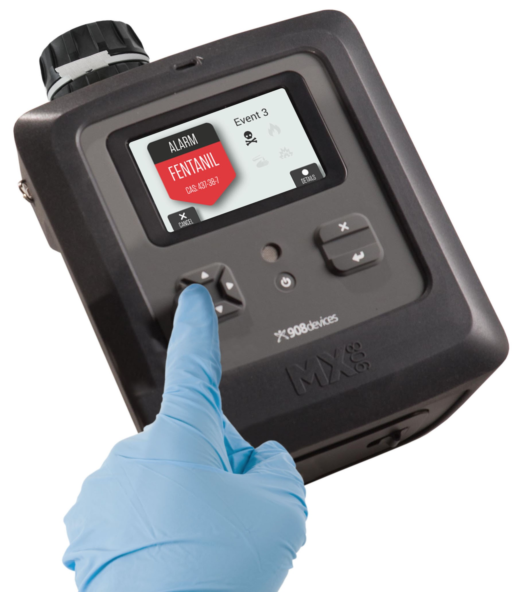 Mission Modes for the MX908 Handheld Mass Spectrometry Tool Officer