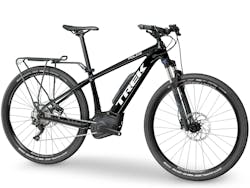 The Trek Police Electric Bike featuring the Bosch Powerfly motor. The Trek Police Electric Bike featuring the Bosch Powerfly motor.