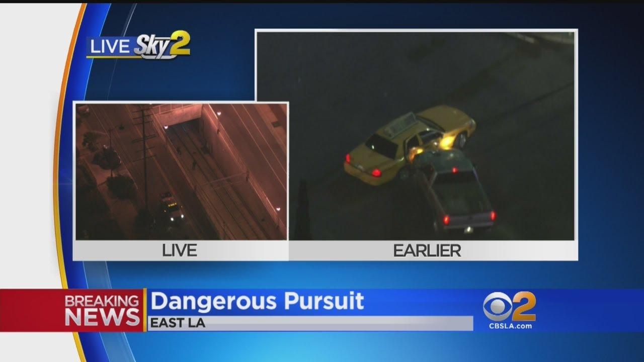Stolen Pickup Truck Leads Los Angeles Police on Wild Pursuit | Officer