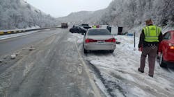Utah Highway Patrol Sgt. Cade Brenchley was struck Sunday afternoon while investigating a crash. Utah Highway Patrol Sgt. Cade Brenchley was struck Sunday afternoon while investigating a crash.