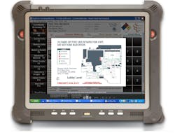 CommandScope on a General Dynamics Itronix 3015 Tablet