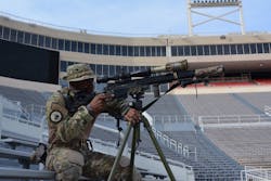 Shown on the Accuracy International AX 308 is a L3 2124 LR white phosphor night vision clip on. Shown on the Accuracy International AX 308 is a L3 2124 LR white phosphor night vision clip on.