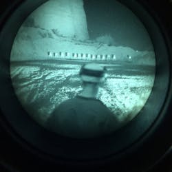 White phosphor night vision with IR back light from EOTECH. White phosphor night vision with IR back light from EOTECH.