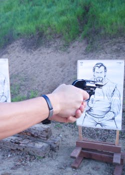 Users should be able to consistently place a bullet within a 4-inch target at 7 yards, the furthest distance one can confidently rescue a hostage, if forced to make a hostage shot. Users should be able to consistently place a bullet within a 4-inch target at 7 yards, the furthest distance one can confidently rescue a hostage, if forced to make a hostage shot.