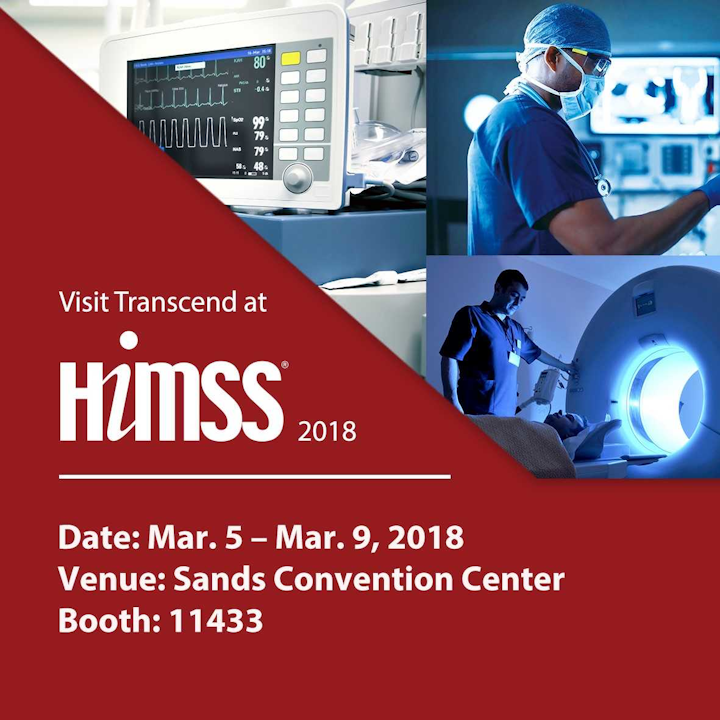 Transcend to Showcase Healthcare Embedded Solutions at HIMSS 2018 | Officer