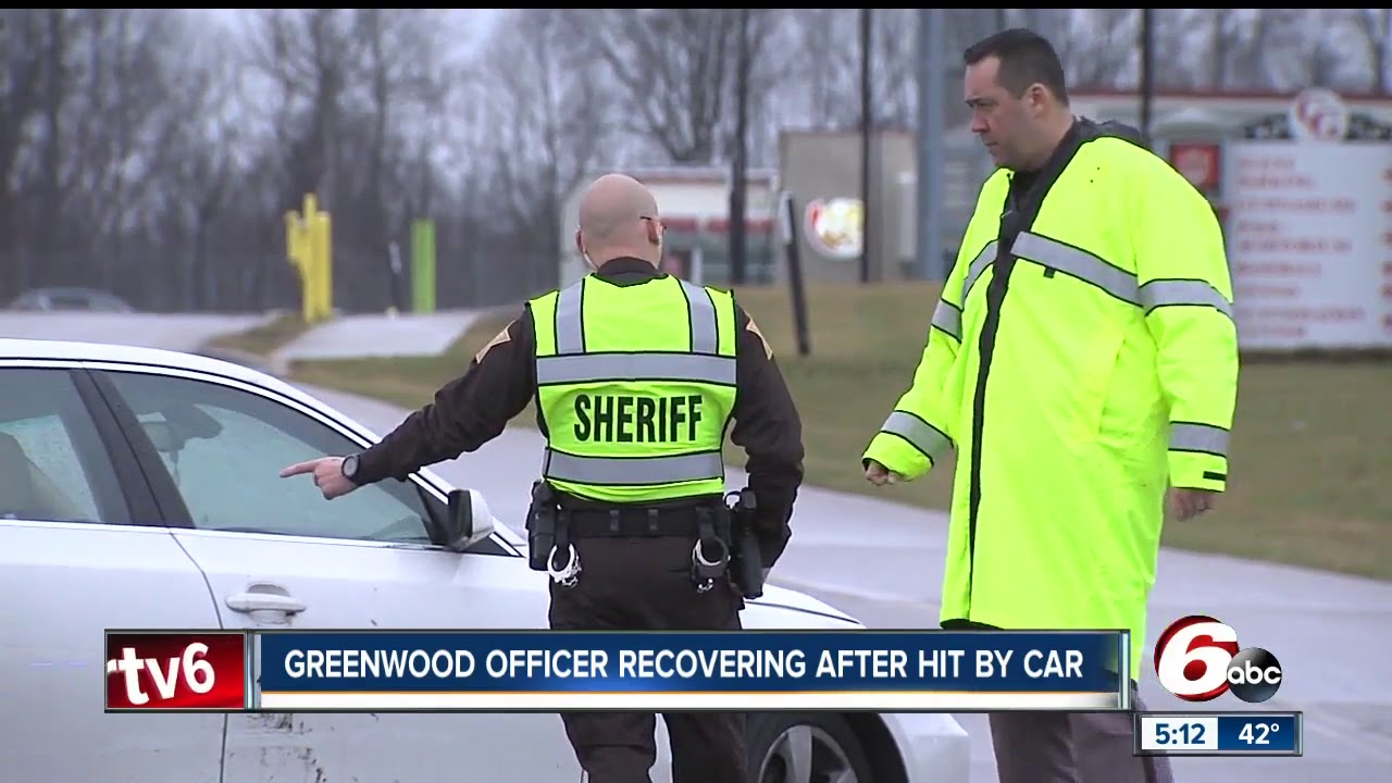 Indiana Police Officer Hit by Car While Directing Traffic | Officer