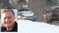 Oakland County Sheriff's Deputy David Hack was directing traffic the morning of Jan. 4 when he was struck by a 2005 Ford Taurus driven by a 24-year-old student on her way to class. Oakland County Sheriff's Deputy David Hack was directing traffic the morning of Jan. 4 when he was struck by a 2005 Ford Taurus driven by a 24-year-old student on her way to class.