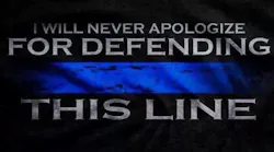 Never Apologize Thin Blue Line