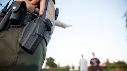 Safariland's new 7TS duty holster uses CAS technology to connect to an officer's body camera.