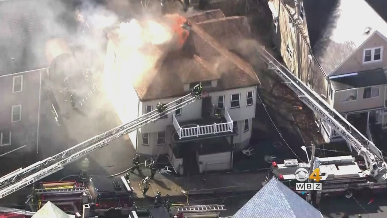 Massachusetts Police Officers Rescue Elderly Woman From Burning Home ...