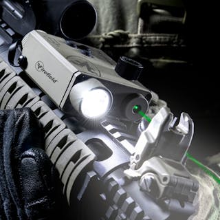 The Charge Green Laser Sight and Integrated 220 Lumen Flashlight