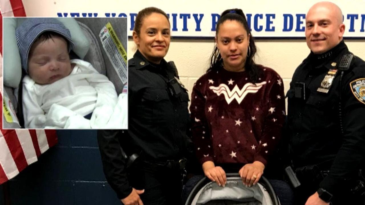 Mom Thanks NYPD Officers Who Saved Her Week-Old Baby From Choking | Officer